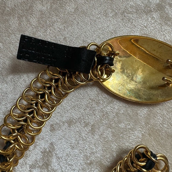 PRADA GOLD BELT WAISTBELT - Picture 8 of 9